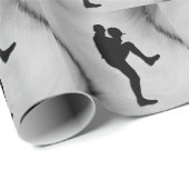 Honkbalkamp Pitcher Opwindende Beweging Cadeaupapier (Rol Hoek)