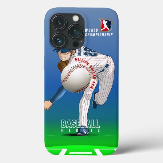 Honkbalkampioen met Million Dollar Arm | Case-Mate iPhone Case (Achterkant)