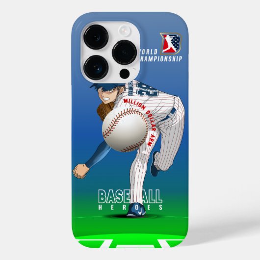 Honkbalkampioen met Million Dollar Arm | Case-Mate iPhone Case (Achterkant)