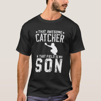 Honkbalkatcher Vader Trots Honkbalkatcher Vader T-shirt