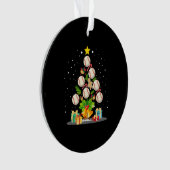 honkbalkerstboom ornament (voorkant)