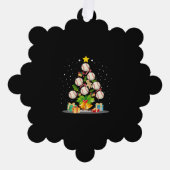 honkbalkerstboom ornament kaart (Voorkant)