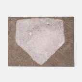 Honkbalkhomeplate Deurmat (Voorkant)