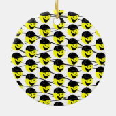 Honkbalkind Keramisch Ornament (Achterkant)