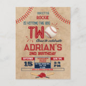 Honkbalkind verjaart voor de 2e keer briefkaart (Voorkant)