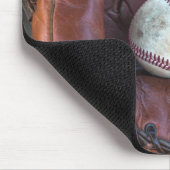  honkbalkit en bal honkbal handschoen amer muismat (Hoek)