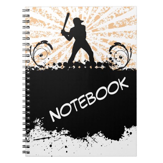 Honkbalkladblok Notitieboek (Voorkant)