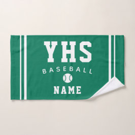 Honkbalklassieker, aangepaste naam & school, teamc handdoek
