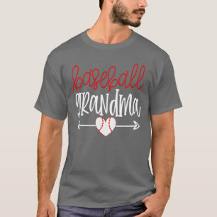 Honkbalkleindochter van kleinzoon pijl Cute Heart  T-shirt