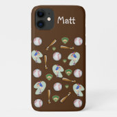 Honkbalkleurtje voor Iphone Case-Mate iPhone Case (Achterkant)