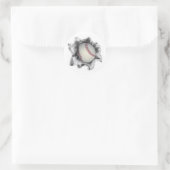 Honkbalklub Ronde Sticker (Tas)