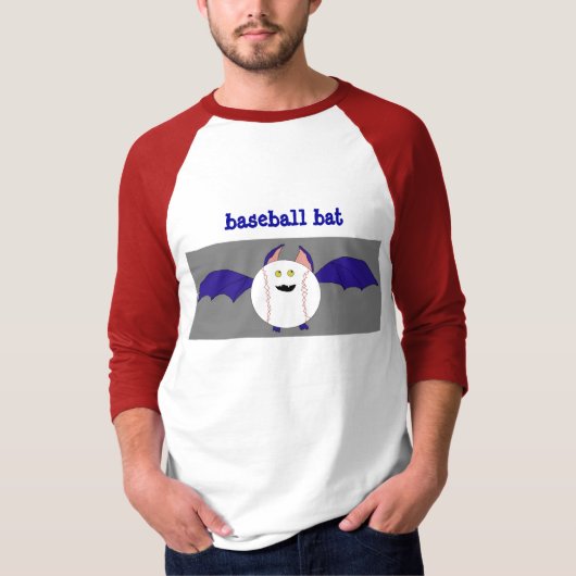 Honkbalknuppel kleding t-shirt (Voorkant)