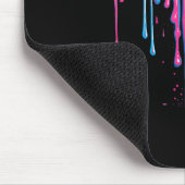 Honkbalknuppel met Sprinkles Drip voor Mannen Jong Muismat (Hoek)