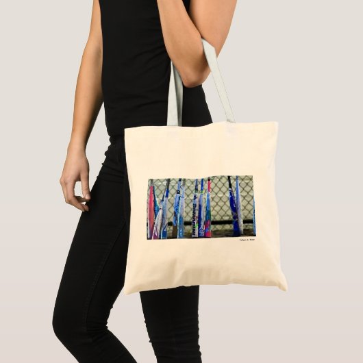 Honkbalknuppels Tote Bag (Voorkant (product))