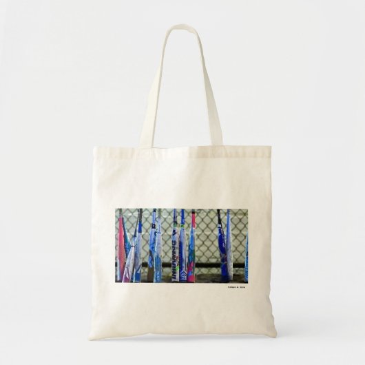 Honkbalknuppels Tote Bag (Voorkant)
