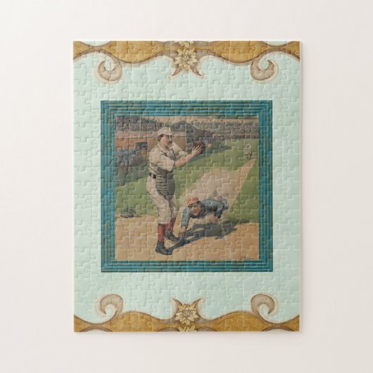 Honkbalkrantpuzzel Legpuzzel (Verticaal)