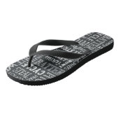 Honkbalkrijtbordtermen Teenslippers (Schuin)
