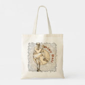 Honkbalkrukker spelen tote bag (Achterkant)