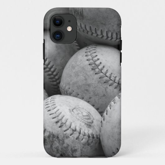  honkballen in zwart-wit Case-Mate iPhone case (Achterkant)