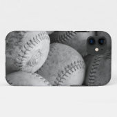  honkballen in zwart-wit Case-Mate iPhone case (Achterkant (horizontaal))