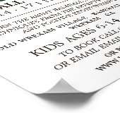 Honkballen op het veld, honkbal kamp advertentie poster (Hoek)