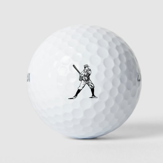 Honkballer 3 golfballen (Voorkant)