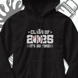 Honkballer Afstuderen Klasse van 2025 Senior Hoodie