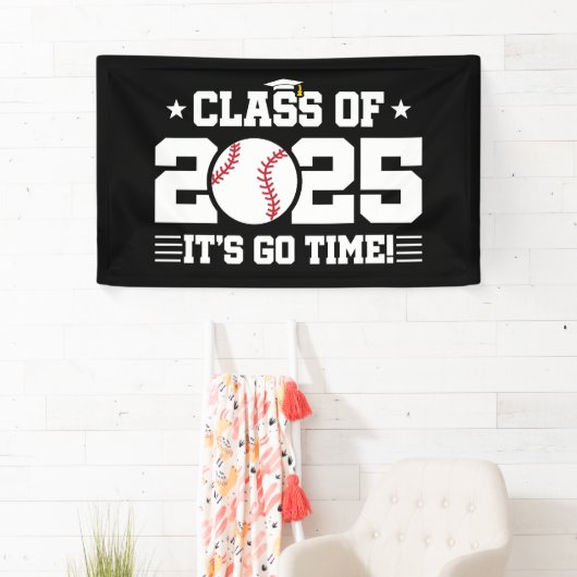 Honkballer Afstuderen Klasse van 2025 Senior Spandoek (Insitu)