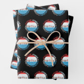 Honkballer Mindset - Rood Wit Blauw Inpakpapier Vel (In situ)