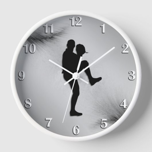 Honkballer Pitcher Windup witte getallen (Voorkant)