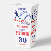 Honkballer, Team, Verjaardag gunstbox Bedankdoosjes (Achterkant)