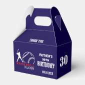 Honkballer, Team, Verjaardag gunstbox Bedankdoosjes (Voorkant Zijde)