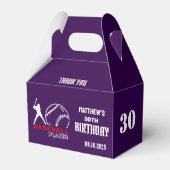 Honkballer, Team, Verjaardag gunstbox Bedankdoosjes (Voorkant Zijde)