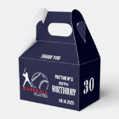 Honkballer, Team, Verjaardag gunstbox Bedankdoosjes (Achterkant)
