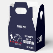 Honkballer, Team, Verjaardag gunstbox Bedankdoosjes (Geopend)