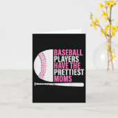 Honkballers hebben de moeders honkbal kaart (Gele Bloem)