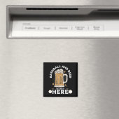 Honkballiefhebber Grappig Quote Bierliefhebber Bie Magneet (Insitu (Vaatwasser))