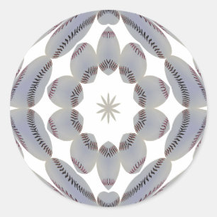 honkbalmixer-Sticker Ronde Sticker