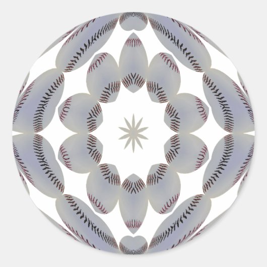 honkbalmixer-Sticker Ronde Sticker (Voorkant)