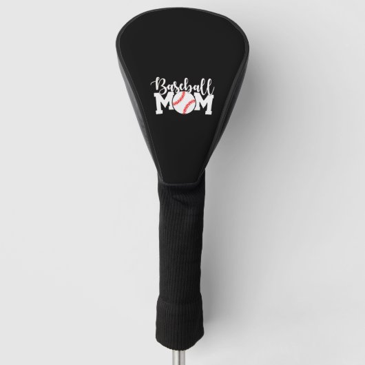 honkbalmoeder shirten golfheadcover (Voorkant)