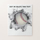 honkbalnieuwigheid legpuzzel (Verticaal)