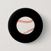Honkbalontwerp Ronde Button 5,7 Cm (Voorkant)