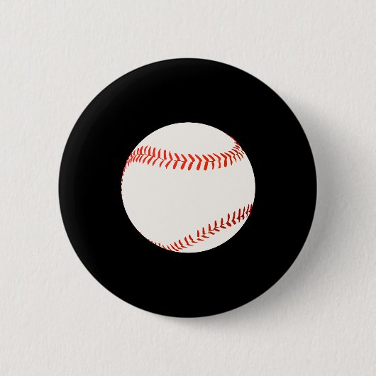 Honkbalontwerp Ronde Button 5,7 Cm (Voorkant)