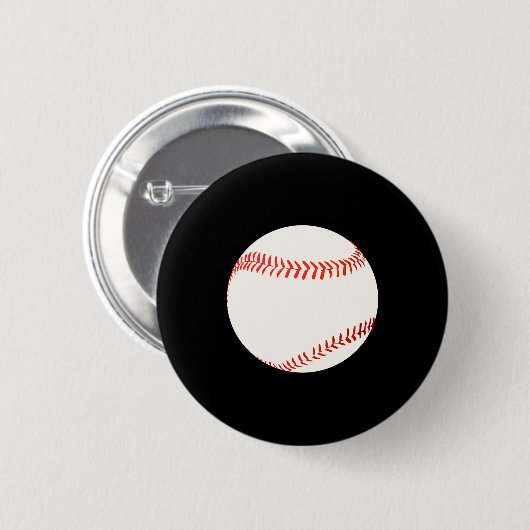 Honkbalontwerp Ronde Button 5,7 Cm (Voorkant /achterkant)