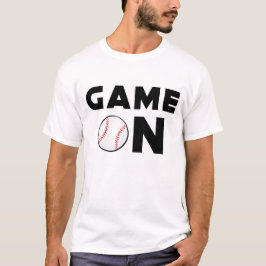 Honkbalontwerp T-shirt