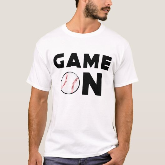 Honkbalontwerp T-shirt (Voorkant)