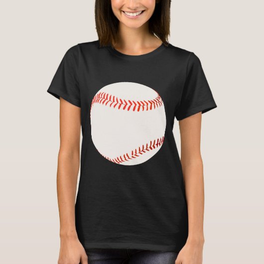 Honkbalontwerp T-shirt (Voorkant)