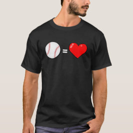 Honkbalontwerp T-shirt