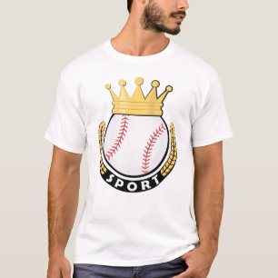 Honkbalontwerp T-shirt