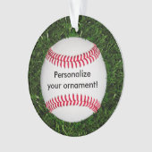 Honkbalornament Ornament (voorkant)